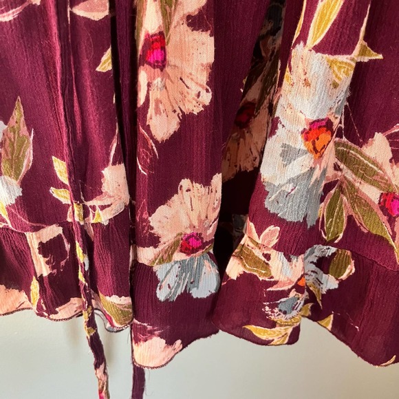 Patrons of Peace Floral XS Wrap Dress - Picture 5 of 5